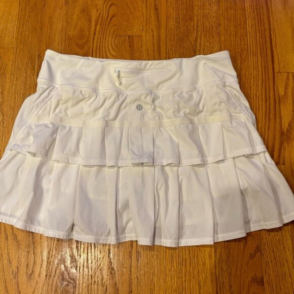 Lululemon Run: Pace Setter Skirt *TallWhite size 8 - Picture 11 of 15